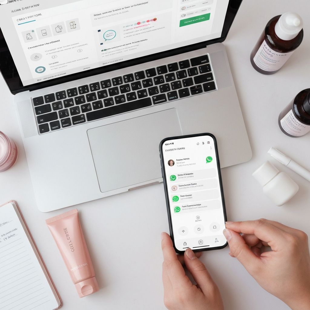Dashboard de CRM para clínica de estética integrado ao WhatsApp com histórico de clientes e procedimentos